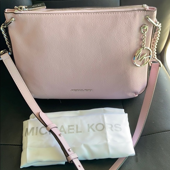 Michael Kors Bags Pale Lilac Michael Kors Lillie Messenger Bag